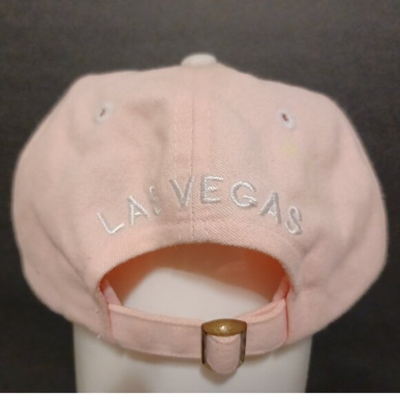 Las Vegas Nevada Hat Baseball Cap Pink Cotton Adjustable Strap  LV - Picture 3 of 8